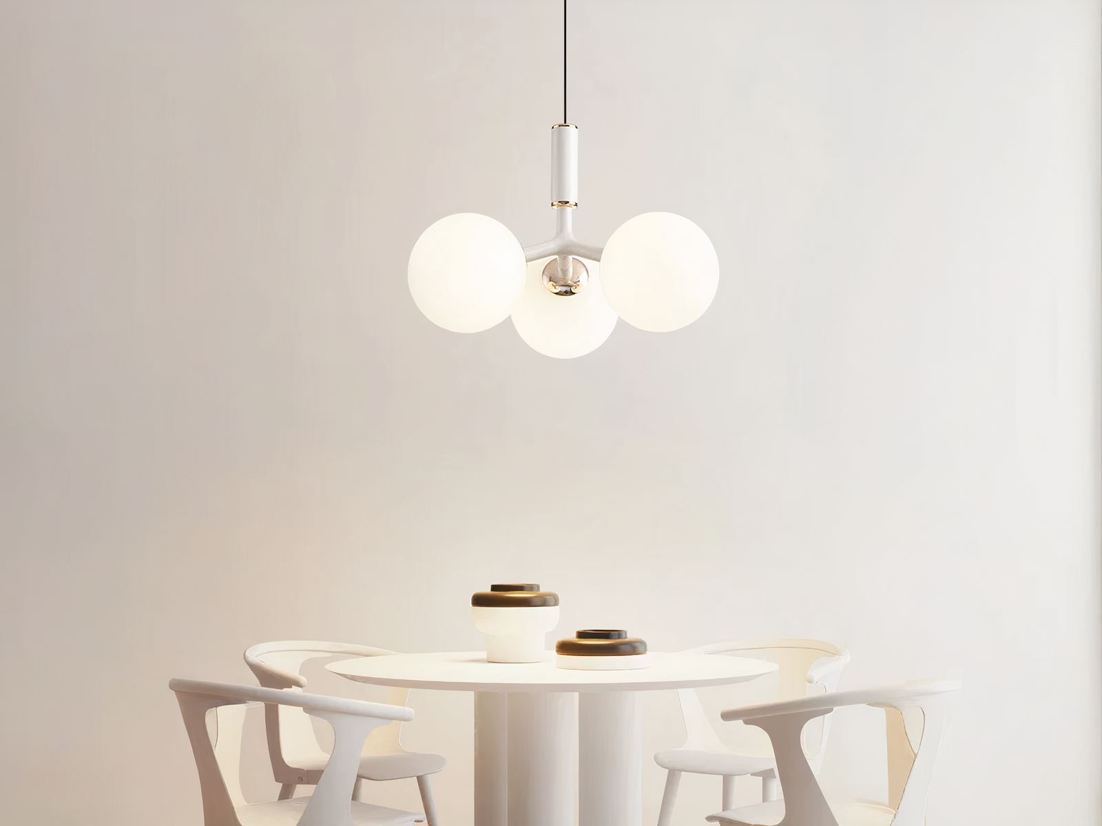 Suspension LED design moderne en forme de grappe