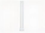 Tube LED fluorescent compacte et durable sur fond blanc