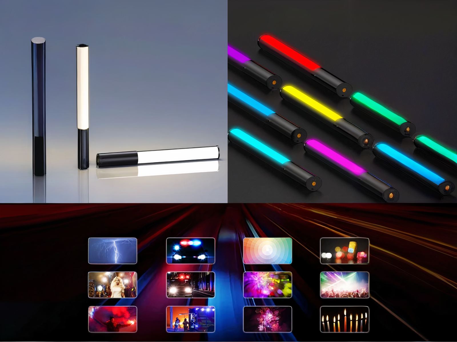 Tube néon LED multifonction et adaptable