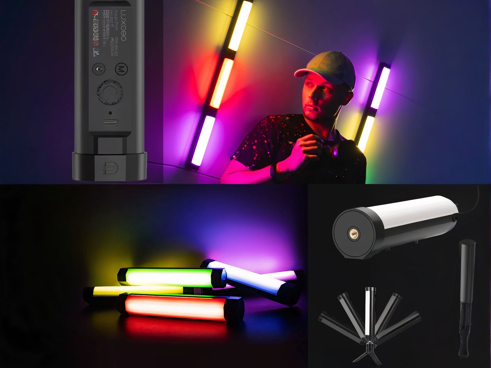 Tube néon LED pratique et polyvalent