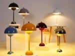 Lampe LED tactile : lampe design unique avec sept modèles colorés sur des socles variés, parfaite pour ajuster l’ambiance à votre intérieur, mise en lumière douce