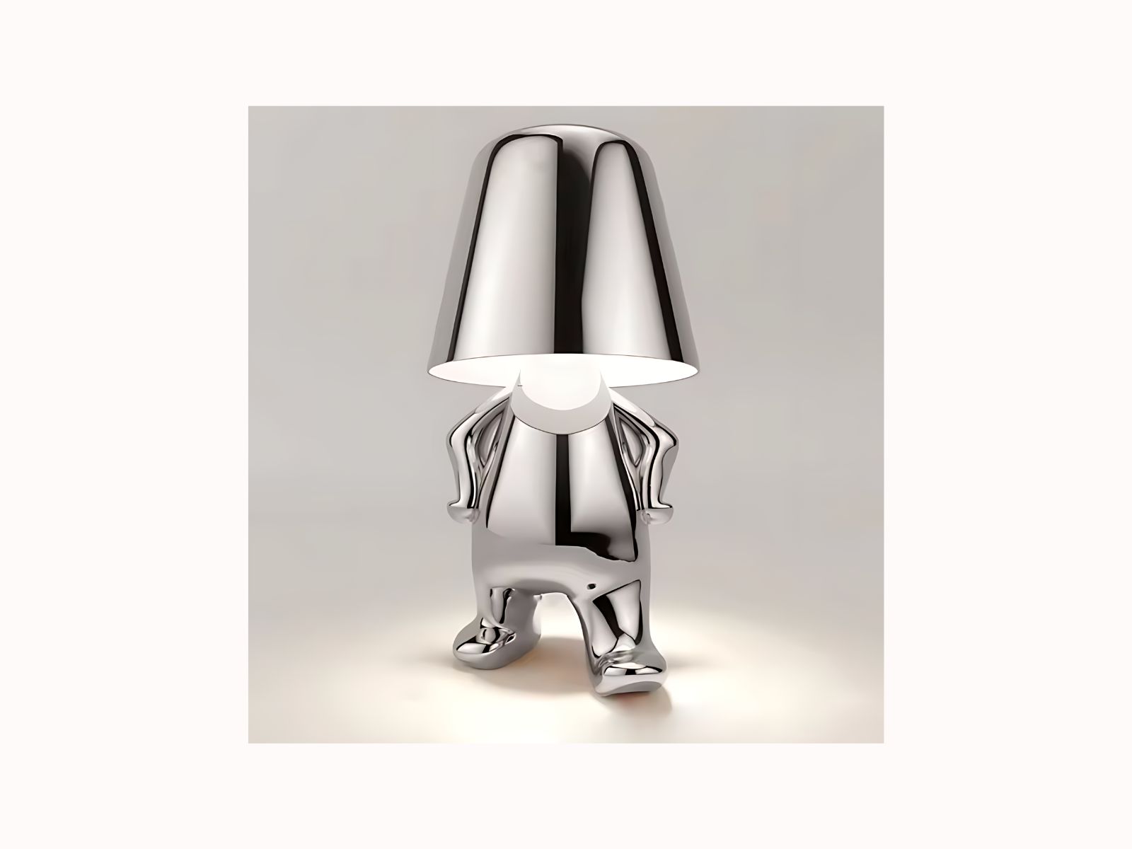 Lampes LED veilleuses tactiles argentées Lampes LED veilleuses tactiles argentées – Image 4