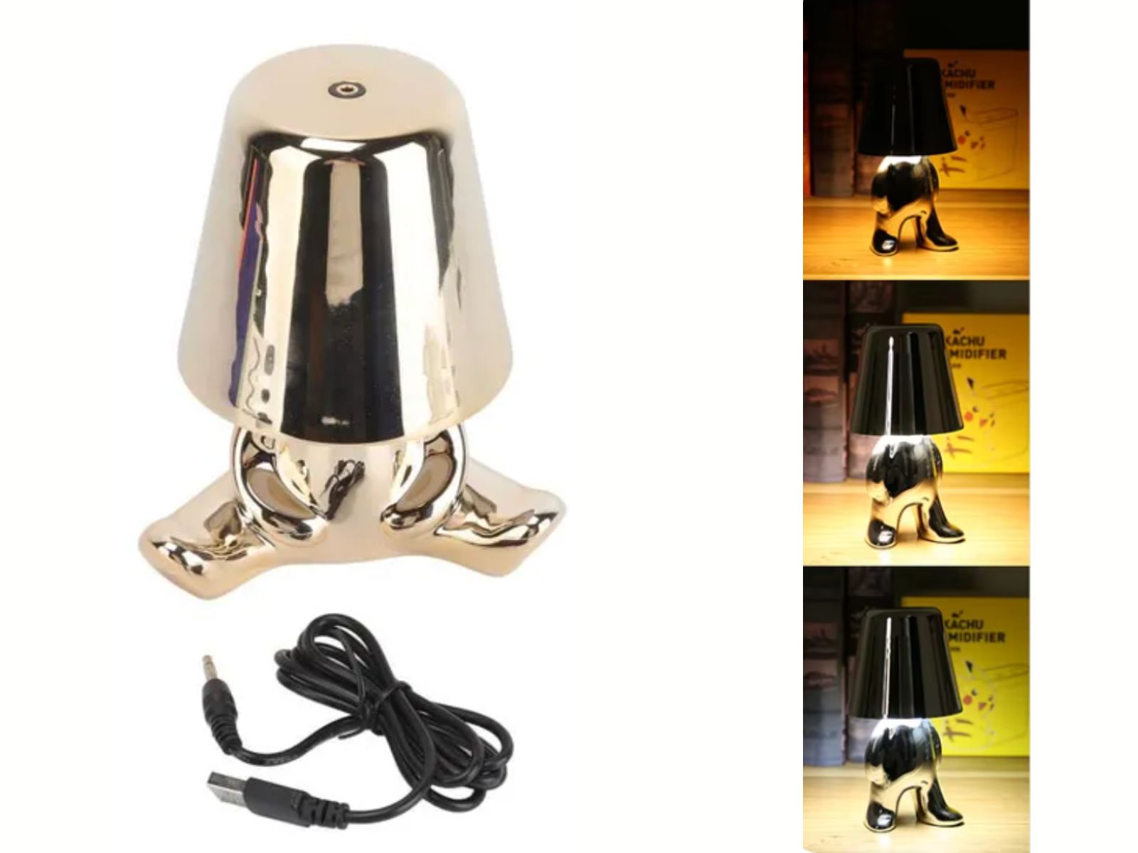 Lampes LED veilleuses tactiles argentées Lampes LED veilleuses tactiles argentées – Image 5