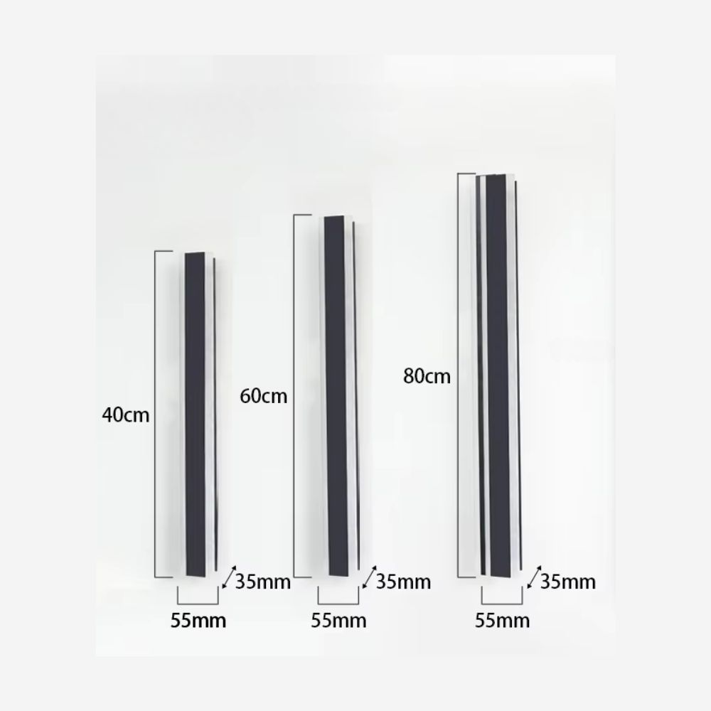 Applique murale verticale LED étanche Applique murale verticale LED étanche – Image 5