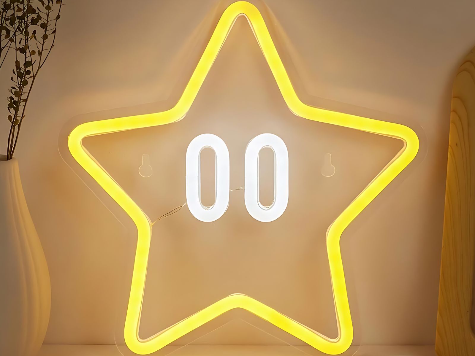 Enseigne étoile néon LED et silicone à accrocher Enseigne étoile néon LED et silicone à accrocher – Image 2