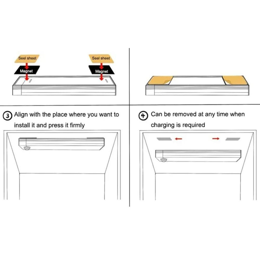 Réglette LED avec capteur de mouvement Réglette LED avec capteur de mouvement – Image 2