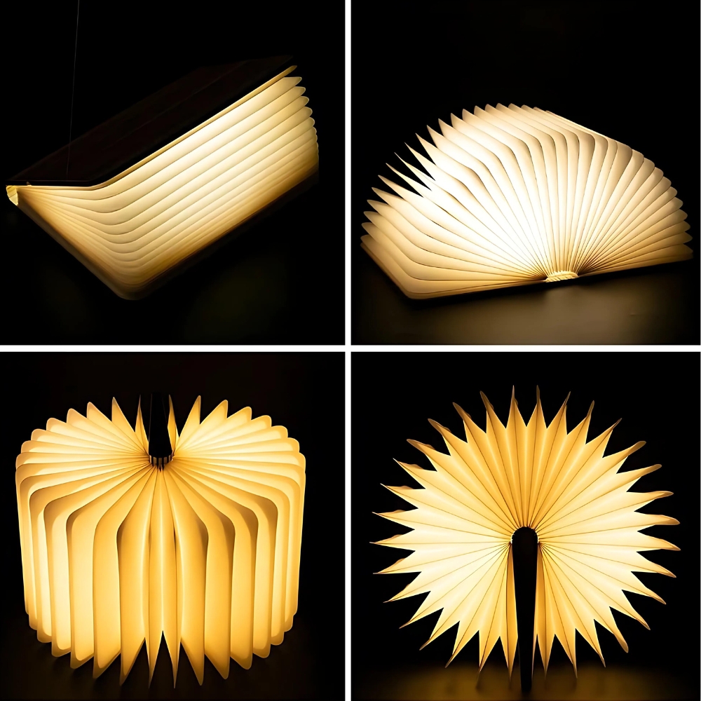 Lampe de chevet LED en forme de livre – Image 4