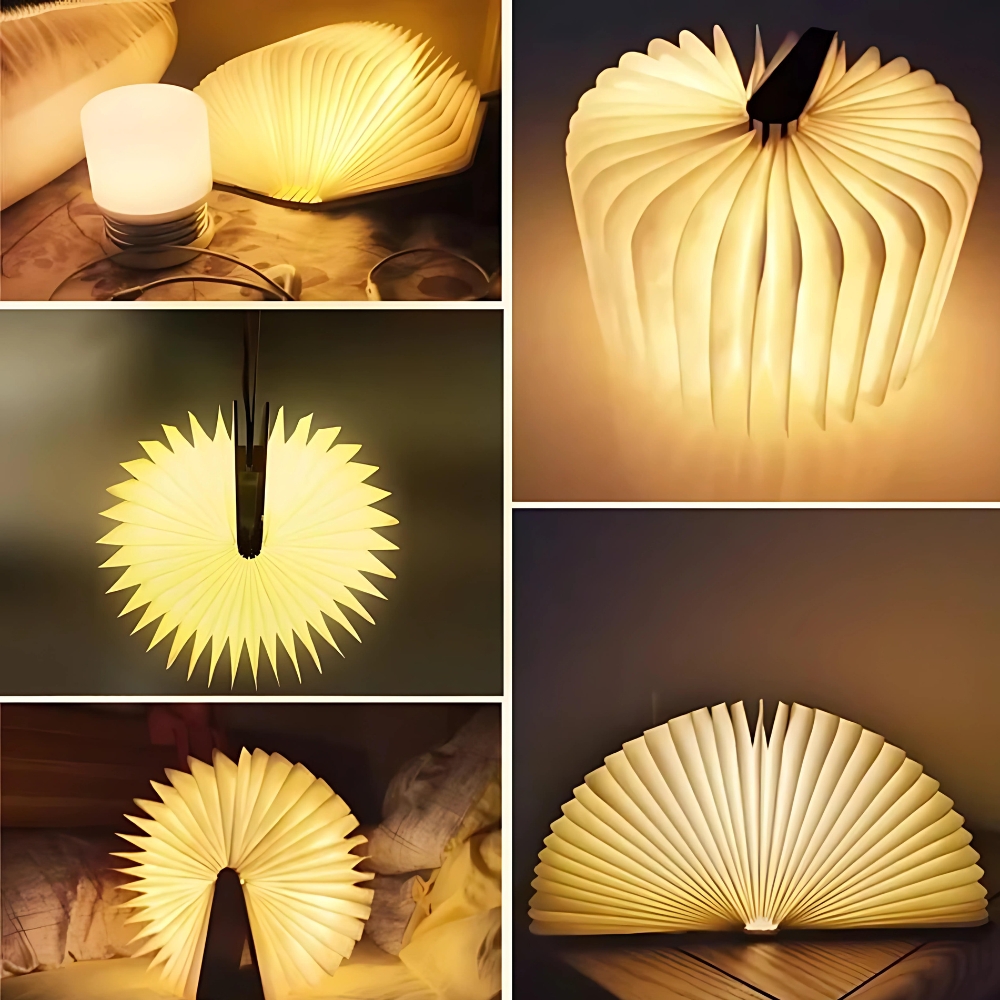 Lampe de chevet LED en forme de livre – Image 6