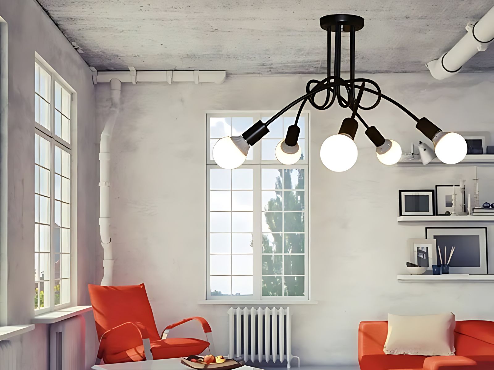 Lustre LED au style industriel Lustre LED au style industriel – Image 3