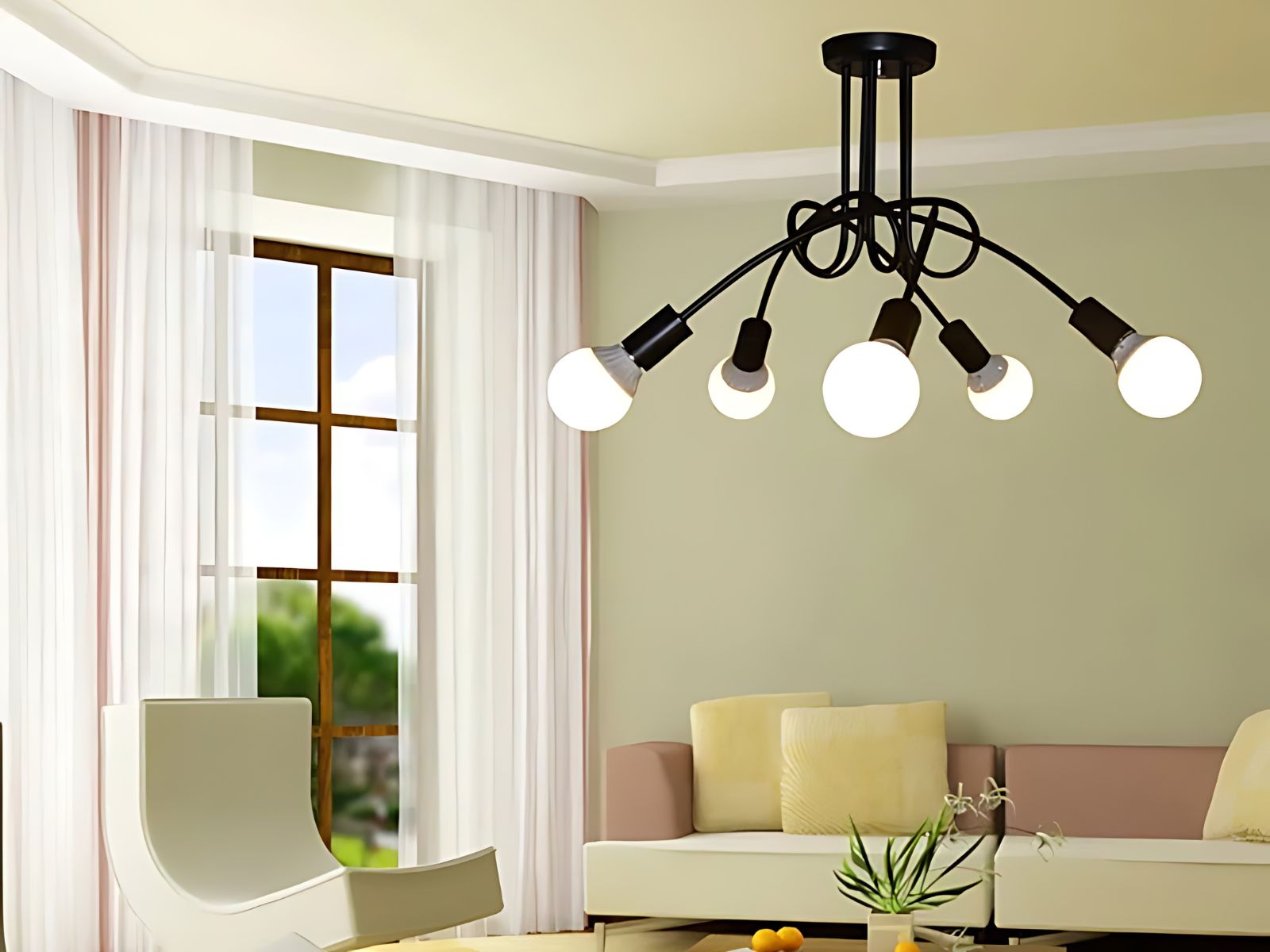 Lustre LED au style industriel Lustre LED au style industriel – Image 2