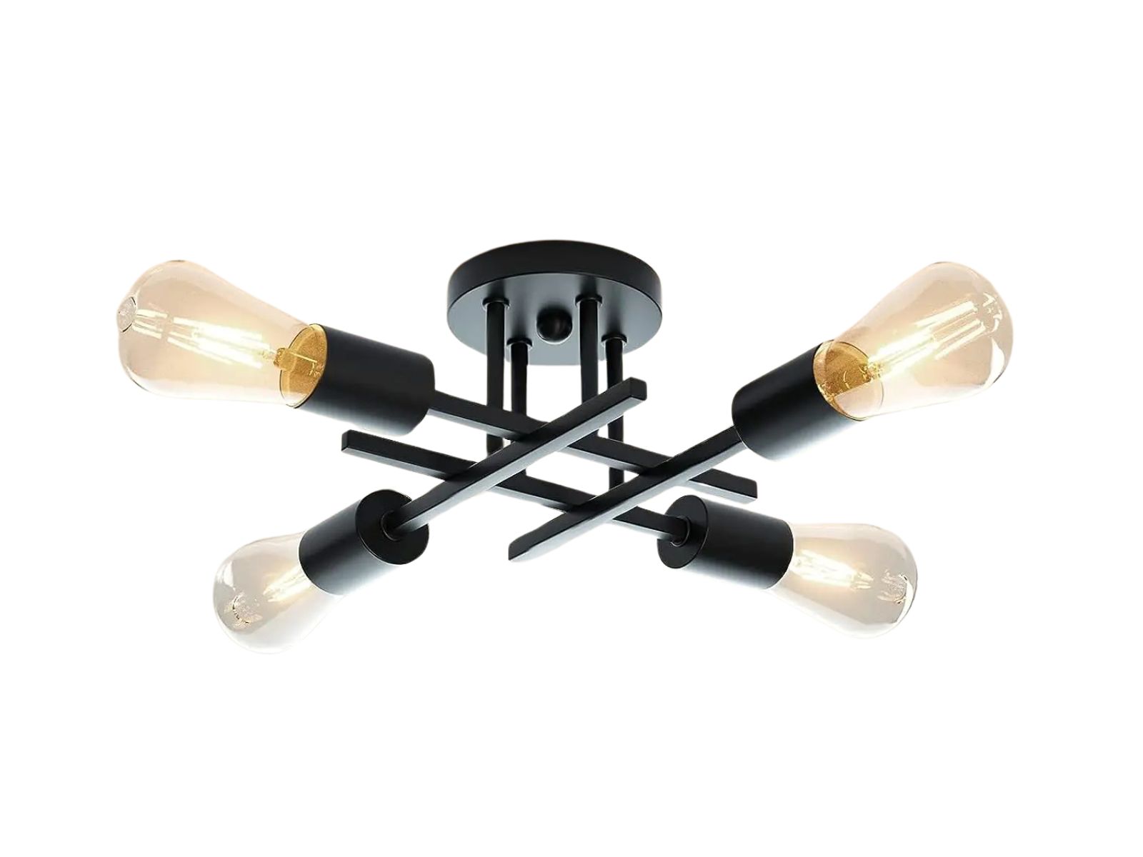 Plafonnier noir au style moderne Plafonnier noir au style moderne – Image 5