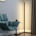 Luminaire minimaliste LED style lampadaire Luminaire minimaliste LED de style lampadaire, avec une structure fine et élégante, parfait pour un éclairage d'ambiance moderne dans un coin de pièce.