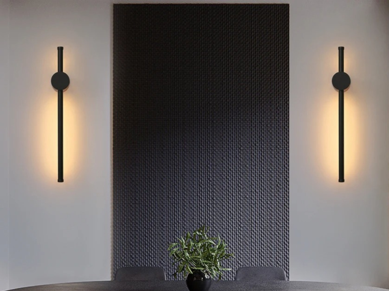 Applique murale LED rotative en métal noir Applique murale LED rotative en métal noir – Image 2