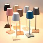 Lampe de lecture LED portable et rechargeable, disponible en plusieurs couleurs, avec un design compact et élégant, idéale pour un éclairage de rendez-vous.