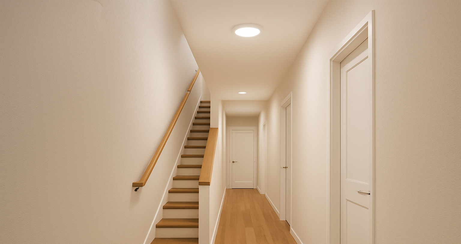 Comment bien éclairer chaque pièce de la maison avec des lampes LED LED pour couloir et escaliers