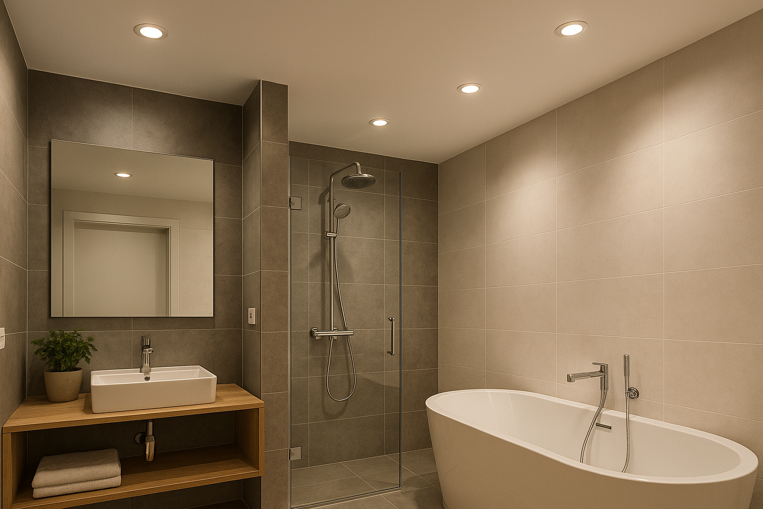 Comment bien éclairer chaque pièce de la maison avec des lampes LED Comment bien éclairer chaque pièce de la maison avec des lampes LED Uncategorized Salle de bain LED